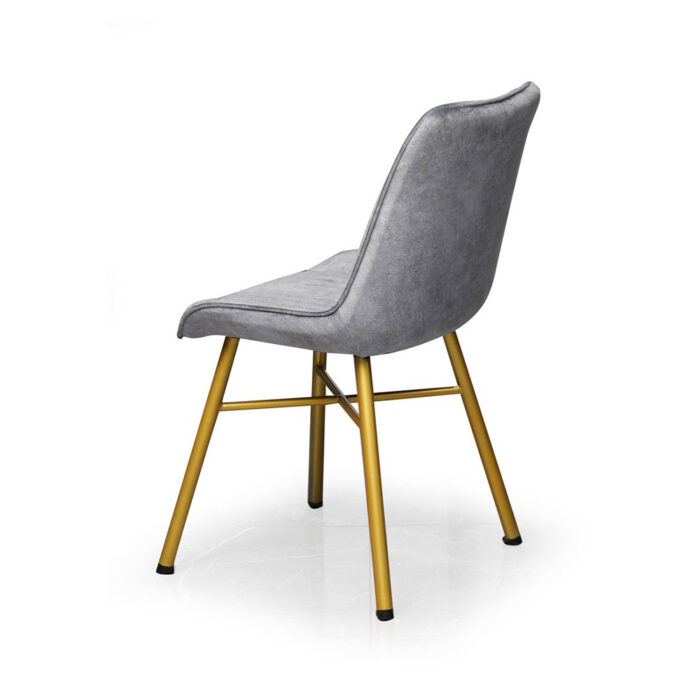 2 21 - gold metal chair