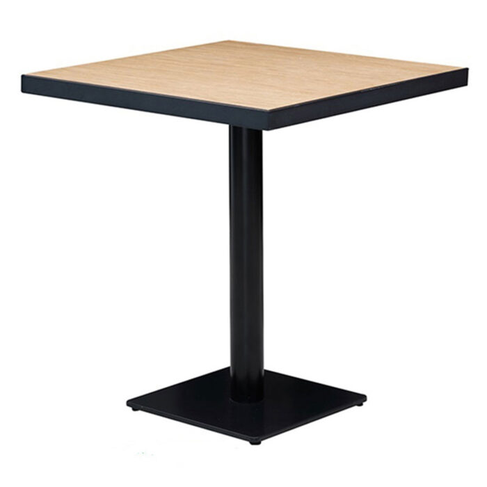 boyali sutun ayakli yemek masasi 80 cm kare model 2 - painted column leg square dining table 80cm model 2