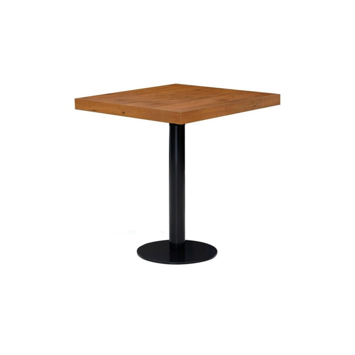 boyali sutun ayakli yemek masasi 80 cm kare model 4 - painted column leg square dining table 80cm model 4