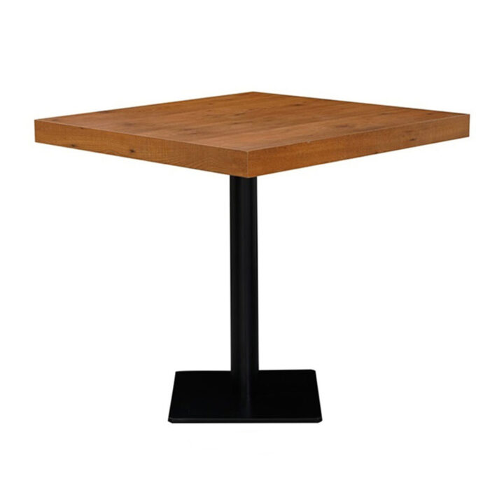 boyali sutun ayakli yemek masasi 80 cm kare1 - painted column leg square dining table 80cm