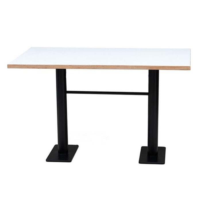 boyali sutun ayakli yemek masasi 80 x 138 cm model 2 - painted column leg dining table 80x138cm model 2
