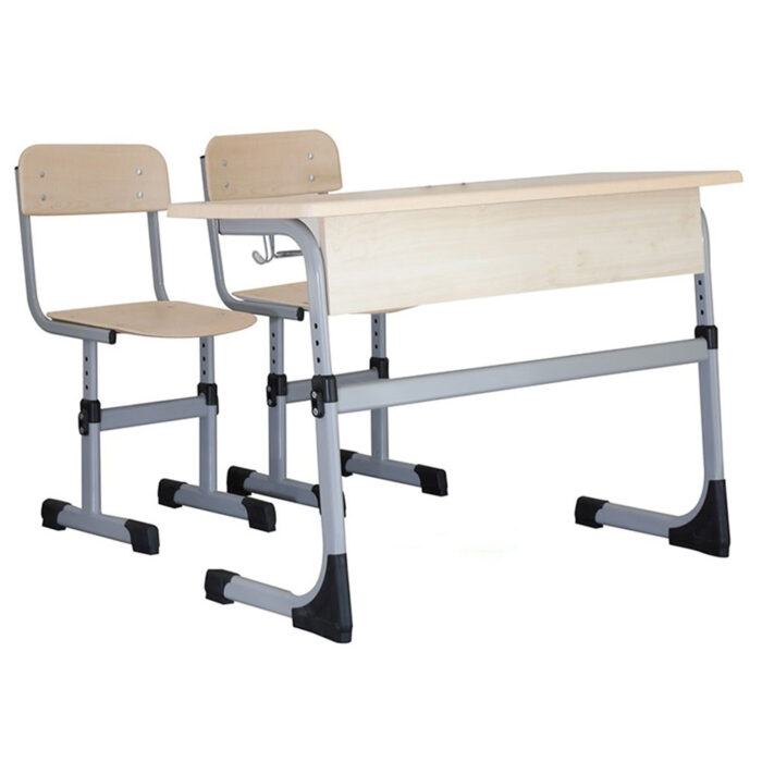 cift kisilik ilk ve orta ogretim tipi yukeklik ayarli okul sirasi - double person height adjustable school desk