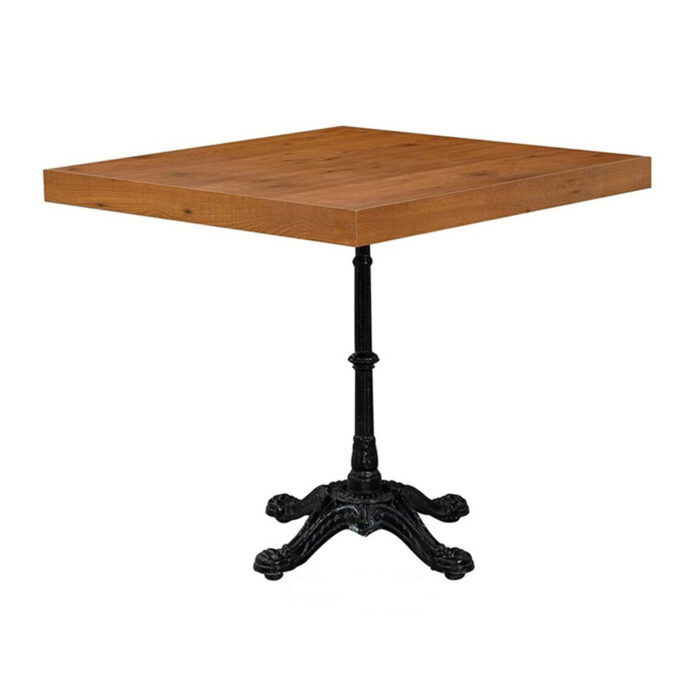 pik dokum ayakli yemek masasi 80 cm kare1 - cast iron leg square dining table 80cm