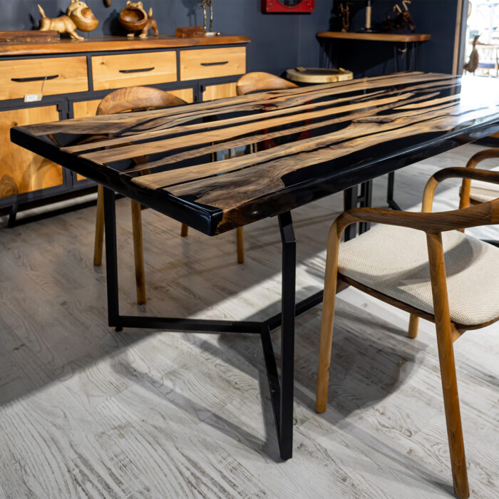 darkstone epoksi ahsap masa darkstone epoxy wooden table 6 1 - darkstone epoxy table